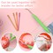 WONVOC Loom Knit Hook Set, Crochet Needle Hook Kit, 8 Pcs Green Knitting Loom Hooks with 12 Pcs Colorful Plastic Sewing Needles for Knitting Looms Knitting Boards